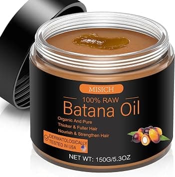 Raw Batana Oil for Hair Growth, 100% Natural Pure Dr. Sebi Botana Oil from Honduras, Unrefined Organic for Prevent Hair Loss, Enhances Thickness for Men & Women 5.3 oz - Best Deal Finder
