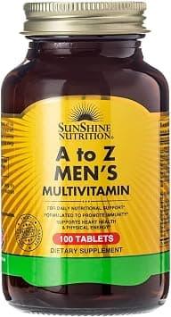 Sunshine Nutrition A To Z Men's Multivitamins 100 Vegetarian Tablets | For Daily Nutrition Requirement on Amazon.ae - Price Tracker