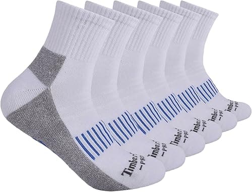 Timberland PRO mens 6-pack Quarter Socks Quarter Sock (pack of 6) on Amazon.ae - Price Tracker