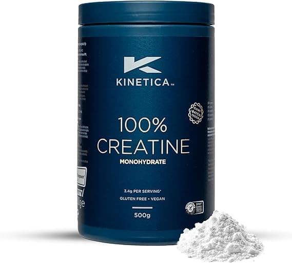 Kinetica Sports Creapure® 100% Creatine Monohydrate Powder - Unflavoured | 3.4g Creatine/Serve, 147 Servings/500g Pack | Vegan & Gluten Free | Optimum for High Physical Performance & Muscle Power on Amazon.ae - Price Tracker
