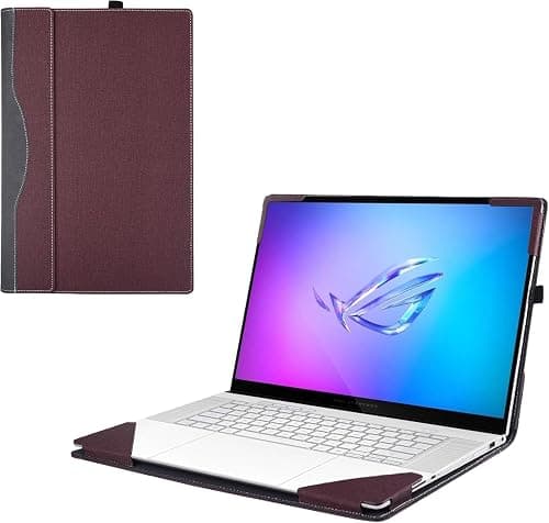 Gruattreay Cover Case Compatible with ASUS ROG Zephyrus G14 2026 GU405 14-inch Laptop PU Leather Detachable Notebook Sleeve Computer Bag Protective (Red) on Amazon.ae - Price Tracker