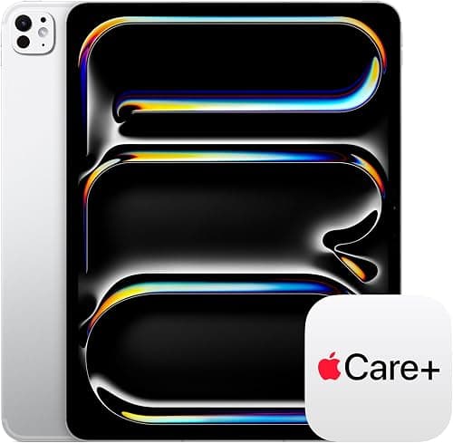 Apple iPad Pro 13-inch (M5) 512GB: Ultra Retina XDR display, Landscape 12MP Front Camera/12MP Back Camera, LiDAR Scanner, Wi-Fi + 5G Cellular, All-Day Battery Life — Silver With AppleCare on Amazon.ae - Price Tracker
