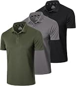 3er Pack Polo Shirts for Men Quick-Dry Men's T-shirts Moisture Wicking Comfortable Golfshirt Tops,Tees - Best Deal Finder