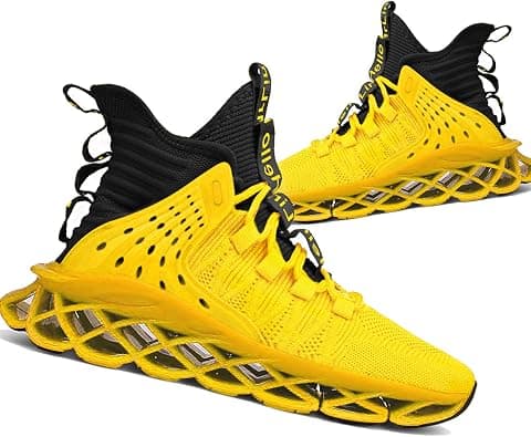 Hello MrLin Men's Running Shoes Non Slip Athletic Tennis Walking Blade Type Sneakers Hip on Amazon.ae - Price Tracker