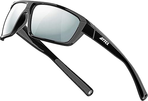 ATTCL Polarized Wrap Sunglasses for Men: Rectangle TR90 Frame, UV400 Protection Sport Glasses for Running, Driving, Fishing and Outdoor Activities on Amazon.ae - Price Tracker