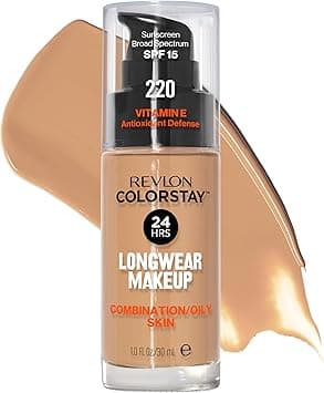 Revlon ColorStay Makeup Foundation for Combination/Oily Skin - 220 Natural Beige, 1.0oz/30ml on Amazon.ae - Price Tracker