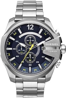 Diesel Mens Quartz Watch, Analog Display and Stainless Steel Strap, DZ4329 - Best Deal Finder