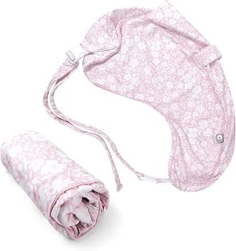 Boppy Uplift Nursing Pillow Cover, Pink Frost Floral, Single Cover, Easy-On Slipcover with Soft 100% Polyester Microfiber Fabric for The Uplift Nursing Pillow Designed to Help Reduce Spit-Ups on Amazon.ae - Price Tracker