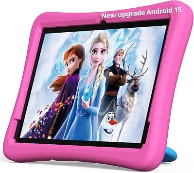 Plimpton Upgrade Kids Tablet Android 15, 10-Inch Tablet for Kids with Google Kids Space, 8-core, 64GB/TF 1TB, 6000mAh, Parental Controls, Toddler Tablet with EVA Shockproof Case, Kids20 (Pink) on Amazon.ae - Price Tracker