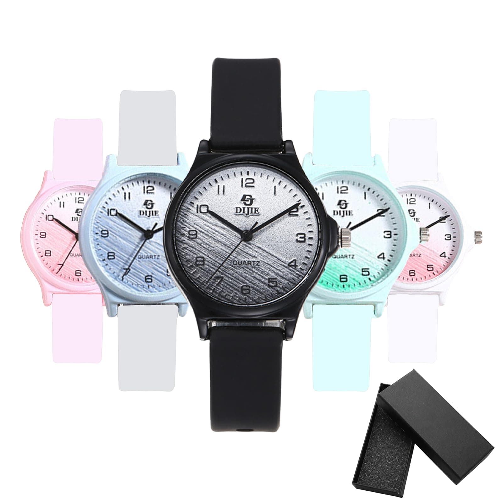 Adando Kids Analog Watch Waterproof Wrist Watch Quartz Minimalist Watches with Soft Band Silicone Strap Learning Time Children Watch Easy to Read for Girls Boys Children Teenagers Birthday Gifts on Amazon.ae - Price Tracker