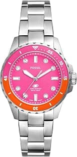 Fossil Women's Analog Quartz Watch with Stainless Steel Strap ES5351 - Best Deal Finder