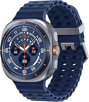 Samsung Galaxy Watch Ultra (2025) 47mm LTE Smartwatch, Titanium Casing, Advanced Sleep Coaching, Running Coach, Energy Score, Heart Rate Tracking, GPS, Titanium Blue [US Version, 2 Yr Warranty] - متتبع أسعار Amazon.sa