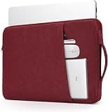 iKammo 14 Inch Laptop Sleeve Case for HP Acer Chromebook/Stream/Pavilion Plus 14, Lenovo IdeaPad/ThinkPad, ASUS Vivobook Go, Dell Latitude Computer Bag, Wine Red - Best Deal Finder