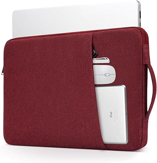 iKammo Laptop Sleeve 17 17.3 Inch for HP Pavilion 17/ Envy 17/ Dell Inspiron XPS/Lenovo IdeaPad ThinkPad/LG Gram/MSI/ASUS Acr Notebook/Razer Blade Pro 17 Computer Bag, Wine Red on Amazon.ae - Price Tracker
