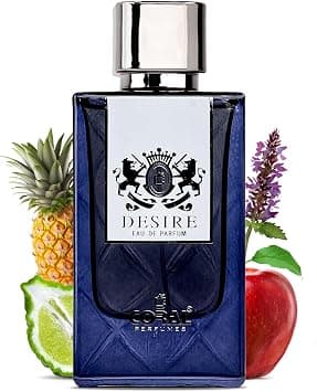 Coral Desire Perfume For Men - 85ml | Eau De Parfum | Bold & Sophisticated Masculine Fragrance | Long-Lasting Fruity & Woody Scent with Amber & Musk على Amazon.ae - متتبع الأسعار