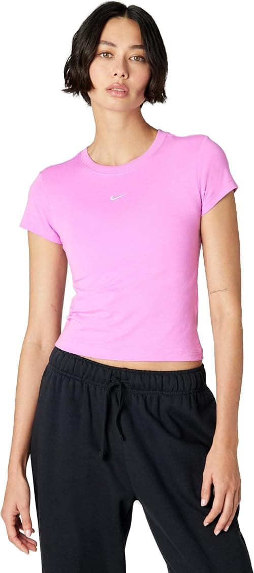 Nike Womens W Nsw Nk Chll Knt Md Crp T-Shirts على Amazon.ae - متتبع الأسعار