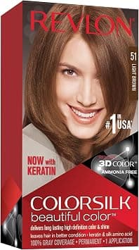 REVLON COLORSILK # 51 LIGHT BROWN Size: ~ - Best Deal Finder