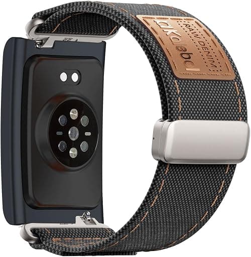 Magnetic Bracelet Compatible with Amazfit Helio Strap Band, Canvas with Adjustable Magnetic Replacement Strap for Amazfit Helio Strap, Watch Strap, Sports Smartwatch for Men and Women على Amazon.ae - متتبع الأسعار