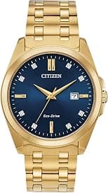 Citizen Men's Classic Peyton 3-Hand Eco-Drive Watch, Date, Sapphire Crystal, Diamond Markers - Best Deal Finder