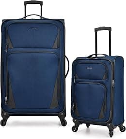 U.S. Traveler Aviron Bay Expandable Softside Luggage with Spinner Wheels - Best Deal Finder