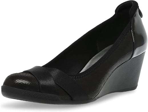 Anne Klein Timeout Wedge Heel womens Pump على Amazon.ae - متتبع الأسعار
