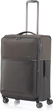 Samsonite 73H Suitcase Check-In Size 71 cm / 26 inch, 4 Spinner Wheels, 100% Nylon, Platin Grey|Soft Top|Front Pocket Compartment|TSA Combination Lock|Expandable - 10 Years International Warranty على Amazon.ae - متتبع الأسعار