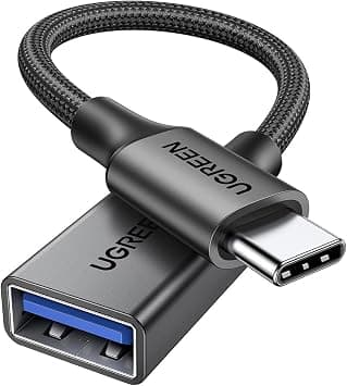 يوجرين محول USB C الى USB 3.2 5 جيجابايت في الثانية كابل او تي جي نوع سي ذكر الى USB A اسود - دليلك لأفضل العروض