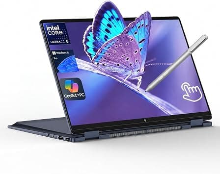 HP OmniBook X Flip 14-FM0013DX 2-in-1 Laptop, Laptop Touchscreen 14" WUXGA IPS, Intel 8-core Ultra 5 226V, Intel Arc 130V GPU, 16GB RAM 512GB SSD, Thunderbolt 4, Windows 11 Pro on Amazon.ae - Price Tracker