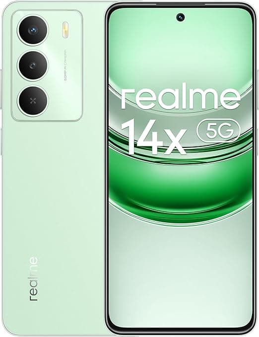 Realme 14x Dual-SIM 256GB ROM + 8GB RAM (GSM Only | No CDMA) Factory Unlocked 5G Smartphone (Peridot Green) - International Version on Amazon.ae - Price Tracker