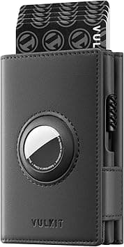 VULKIT Mens Wallet for AirTag Pop Up Wallet RFID Blocking Top Grain Leather Wallet for Cash & Credit Cards Minimalist Wallet for Mens (Airtag NOT Included) on Amazon.ae - Price Tracker