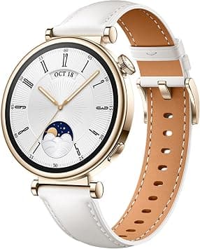 HUAWEI Watch GT4 41mm Smartwatch, 7-Day Battery Life, Pulse Wave Arrhythmia Analysis, Female Health Management 3.0, 24/7 Health Monitoring, Compatible with Android & iOS, White على Amazon.ae - متتبع الأسعار