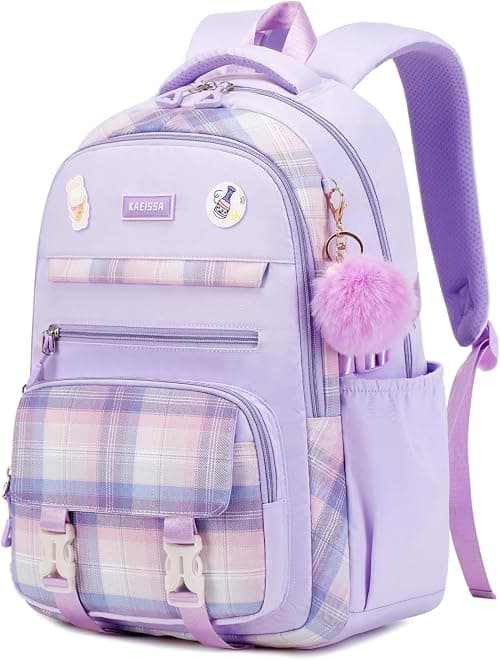 Girls Backpack for School, Kawaii Bookbag for Teen Multiple Pockets School Bag for Primary Elementary Middle School on Amazon.ae - Price Tracker