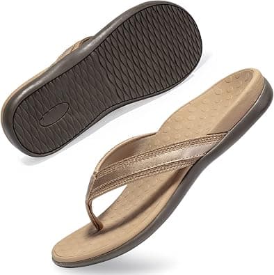 LLSOARSS Plantar Fasciitis Feet Sandal with Arch Support - Best Orthotic flip Flops for Flat Feet，Heel Pain- for Women على Amazon.ae - متتبع الأسعار