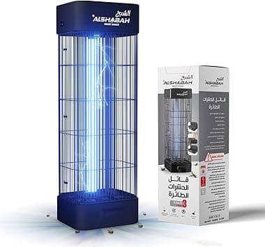 ALSHABAH Original Mosquito Killer, 3800V Smart Killer Mosquito Lamp with 15W UV Light, High Powered Insect Killer for Indoor, Kitchen, Patio, Backyard, Black on Amazon.ae - Price Tracker