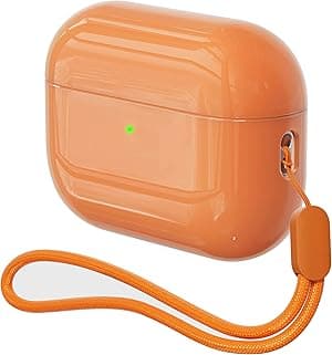 Case for AirPods Pro 2 Never-Sretch-Out DamonLight Shock-Proof Protective Semi Hard Silicone Case Compatible with Apple Airpods Pro 2nd Generation (Orange) - Amazon.ae Price Tracker