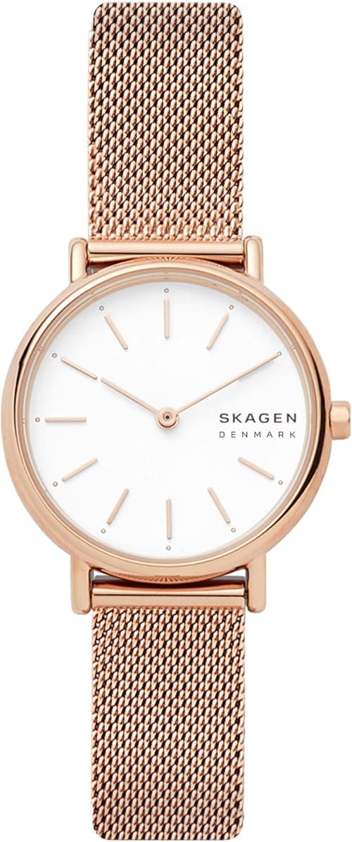 Skagen Kuppel Lille or Riis Lille Minimalist Women's Watch with Stainless Steel Bracelet, Mesh or Leather Band on Amazon.ae - Price Tracker