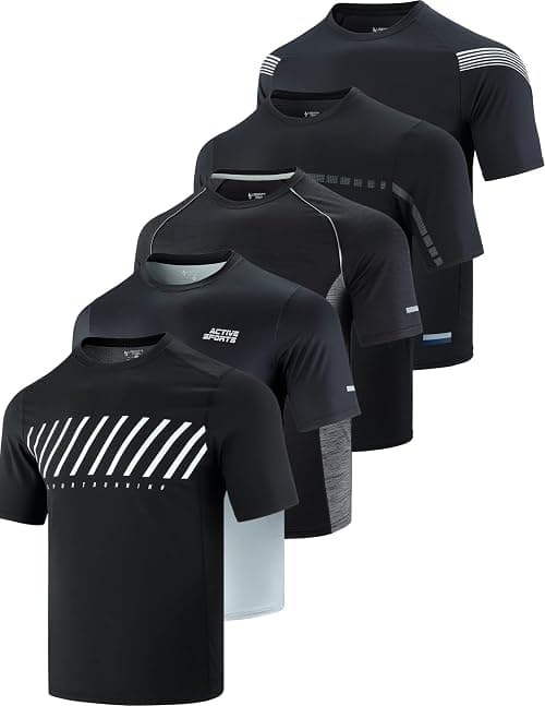 Liberty Imports Men's Athletic Crew Neck Short Sleeve T Shirts Undershirt on Amazon - Best Deal Finder