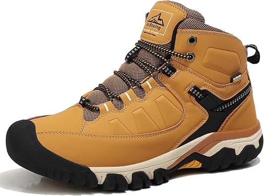 ARRIGO BELLO Mens Winter Snow Boots Warm Fur Lined Anti Slip Work Ankle Shoes Casual Lightweight Hiking Outdoor Trekking Boot Size 41-46 on Amazon.ae - Price Tracker