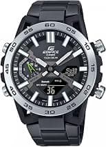 Casio Men's Analogue-Digital Quarz Watch with Stainless Steel Strap ECB-2000DD-1AEF - متتبع أسعار Amazon.sa