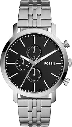 Fossil Luther Analog Black Dial Men's Watch-BQ2328 on Amazon.ae - Price Tracker