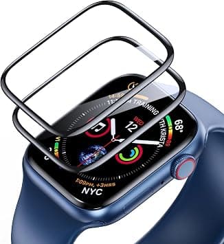 DUX DUCIS Roga Series 2-Pack Screen Protector for Apple Watch Series 11/10 (42MM) – 3D Curved-Edge PMMA Watch Film, HD Transparency, Anti-Scratch, Oleophobic, Bubble-Free Installation – Black على Amazon.ae - متتبع الأسعار