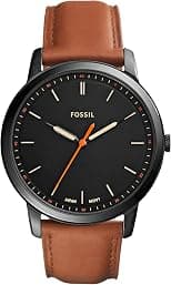 Fossil Men's Quartz Watch, Analog Display and Leather Strap - Best Deal Finder