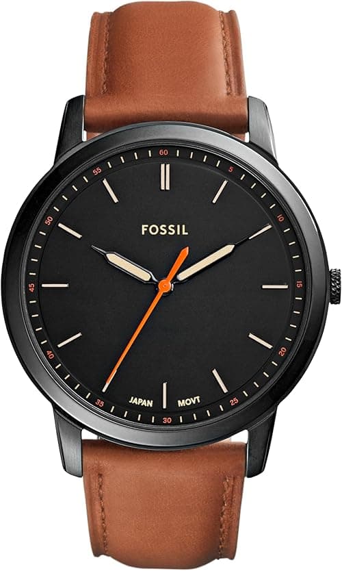 Fossil Men's Quartz Watch, Analog Display and Leather Strap on Amazon.ae - Price Tracker
