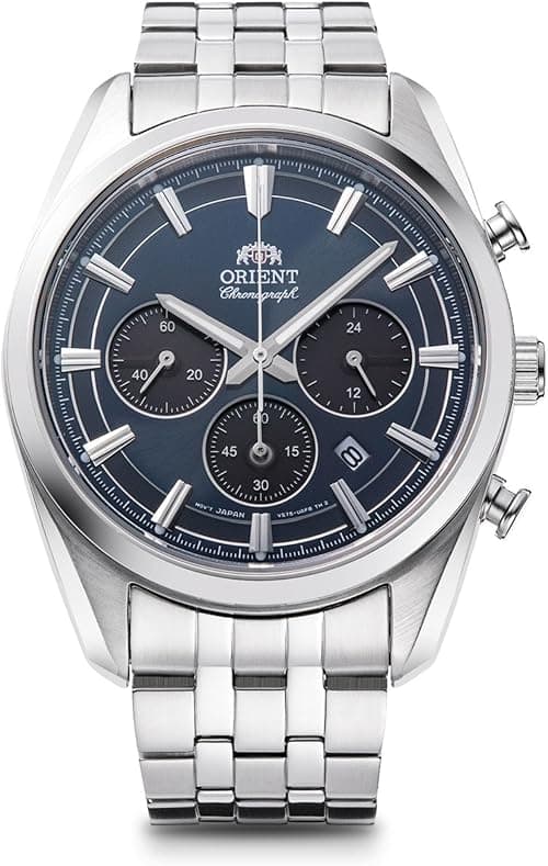 Orient Stretto Solar Chronograph 43mm Navy Blue Dial Steel Strap Men’s Watch RA-TX0303L10B Should say- Orient Stretto Solar Chronograph 40mm Navy Blue Dial Steel Strap Men’s Watch RA-TX0303L10B on Amazon.ae - Price Tracker