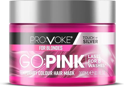 PROVOKE Go Pink Temporary Colour Hair Mask 300 ml, NEW Go Pink Without Commitment Lasts 8 Washes, Keratin Enriched Formula on Amazon.ae - Price Tracker