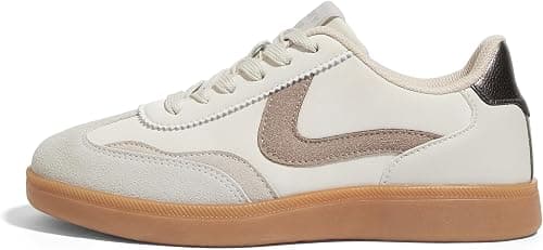 LUCKY STEP Women's Retro Trainers, Fashionable Classic Casual Shoes, Non-Slip Comfortable Skate Shoes for Walking on Amazon - Best Deal Finder