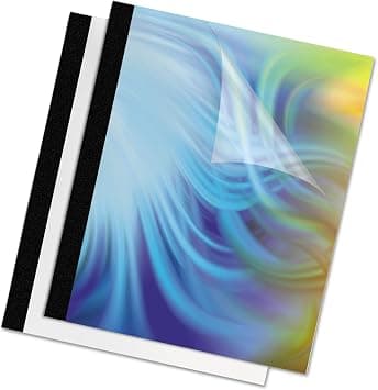 Fellowes 1/8-Inch Thermal Binding Covers, 10-Pack, Black (5222701) - Best Deal Finder