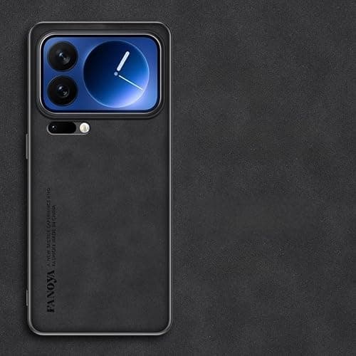 for Xiaomi 17 Pro Max 5G Case, Anti-Slip Suede Fabric & TPU Back Cover, Retro Style, Full Camera Lens Protection, Ultralight Shockproof Protective Phone Casing- (Black) on Amazon.ae - Price Tracker