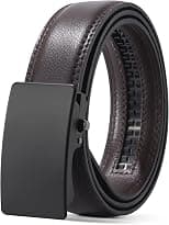 AWAYTR Ratchet Leather Belt for Men - Genuine Leather Black and Brown Belt for Dress Casual Pants - Best Deal Finder