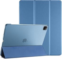 ProCase Smart Case for iPad Air 13 Inch (M3) 2025/ (M2) 2024/ iPad Pro 12.9 Inch 6th/5th/4th/3rd Generation 2022/2021/2020/2018, Slim Stand Hard Back Shell Smart Cover -Blue - Amazon.ae Price Tracker